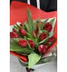 15 Омских бахромчатых красных тюльпанов 2