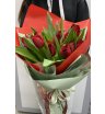 15 бахромчатых красных тюльпанов 3