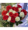 Букет из 19 роз Nina и Mondiale (Эквадор), 50 см
