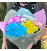 Букет из хризантем «Полянка в подарок» 2