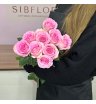 Букет из 9 розовых роз 50 см ( Эквадор) 1