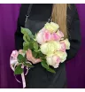 Букет из бело-розовых роз «Ласковая акварель 2» 2