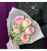 Букет из розовых роз «Капучино» 1