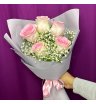 Букет из розовых роз «Капучино» 2