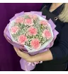 Букет с диантусами «Розовая симфония»