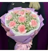 Букет с диантусами «Розовая симфония» 1