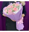 Букет с диантусами «Розовая симфония» 2